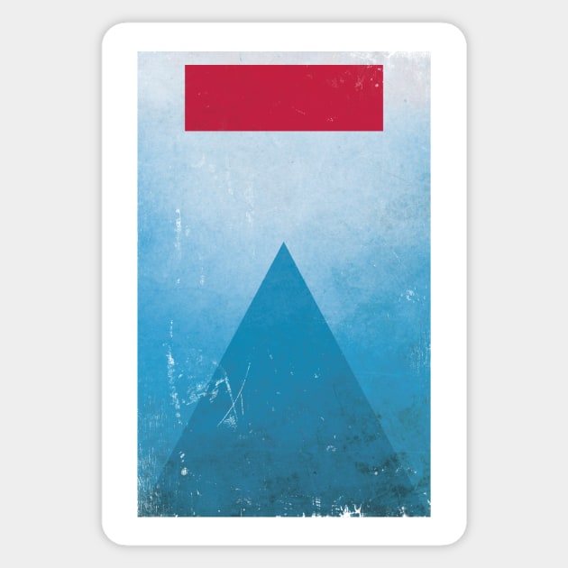 Minimalist Jaws Sticker by DinoMike